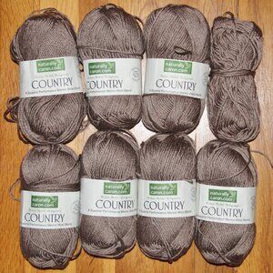 Naturally Caron Country Merino Wool Blend Worsted Yarn 7+ Skeins